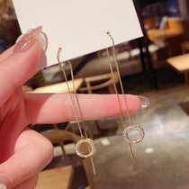 Earline Girl 2022 New wave South Korean temperament net red length Earrings Pendant Personality Ciro earrings Earrings Ornament
