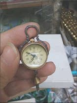 Antique Miscellaneous Republic of China Omega Crystal mechanical pocket watch antique on the target is walking exquisite mini ball watch