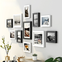 Photo wall decoration non-perforated small area photo frame wall combination family modern minimalist restaurant photo background wall