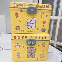 Baby cartoon medicine box family multi-layer medicine box household emergency medical emergency storage box Medicine medicine box