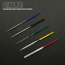 Imported Diamond File Mini Trim Filming File Knife Set 2*100 Flat File Half Round File Triangle File