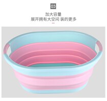 Folding bath tub pet dog bathtub running wash cat basin can be used for special bath bucket anti cat cat bath tub cat cat