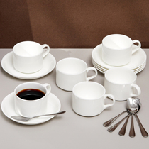 BLUE GENTRY COFFEE CUP AND SAUCER SET BONE CHINA CUP COMMERCIAL AMERICAN CERAMIC WATER CUP LATTE OFFICE CUP SPOON