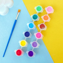 Gouache paint childrens paint painting set 24 color diy hand-painted graffiti watercolor painting kindergarten student plaster