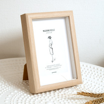 Creative light luxury Nordic creative photo frame setting 6 7 8 10 18 16 inch wedding photo frame simple picture frame hanging wall