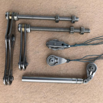 Chia Fish Gun Accessories Small Pulley Middle Pulley Barrier Wire Ring Fishing Rod Lead Instrumental Visible Anchor Fish Pulley