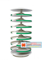 Hospital pharmacy rotating pill frame single double-sided Western medicine frame into a round-type medication frame adjustment tower