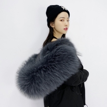 Autumn and winter 2020 new fox fur detachable fur liner coat womens medium long coat warm Parker suit