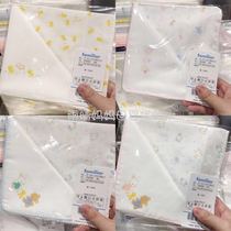 Spot ● Japan homegrown familiar baby baby pure cotton feeding towels with towel towel 2 Japanese systems