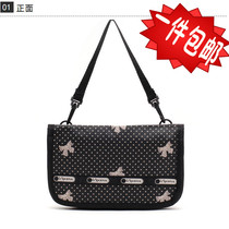 Hot sale popular magazine New bow cane Hand bag handbag pocket pocket bag can be approved