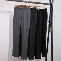 Professional West Pants Woman Summer Workwear High Waist Black Straight Drum Big Code Casual Pants Western Dress Pants Positive Dress Pants Spring