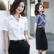 Professional suit female summer little man 2021 new reception work clothes fashion temperament set skirt two-piece set