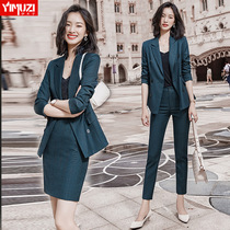  Suit suit female spring and autumn temperament business formal tooling autumn manager professional clothing high-end president overalls autumn