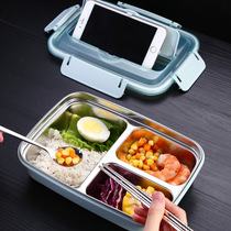 Insulated lunch box stainless steel lunch box office worker lunch box 304 students children portable lunch box