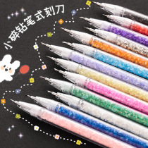 Hand account pen knife ins Wind girl heart carving knife pen hand account high value quicksand pen type paper knife Art small knife head