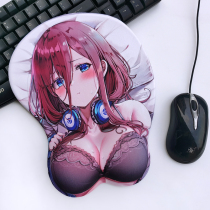 Mouse wrist silicone mouse pad oversized anime beauty otaku born five equal points of the bride Nakano Sanjiu custom