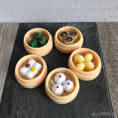 taobao agent #【Simulation Food】 8 points and 12 points BJD baby with OB11 Food and Play Baozi steamed bun dumplings dumplings