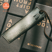  Messiah is free because of the truth PU Frosted embossed Silver bookmark Christmas gift souvenir original design