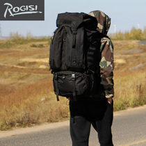 ROGISI 80L outdoor hiking mountaineering shoulder backpack men and women waterproof travel backpack BN-015