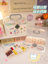 Medicine box childrens medical family storage box student dormitory drug baby bag home cute wind small medicine box