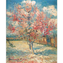 Spot RICORDI puzzle adult 1000 pieces in memory of Movpeach blossom tree Van Gogh famous painting adult high difficulty