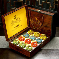 Tea gift box Tieguanyin Jinjunmei Black tea high-grade small canned premium New Tea Mid-Autumn Festival gift Elders gift