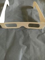 Paper frame non-lens paper frame glasses paper disposable glasses can be handmade