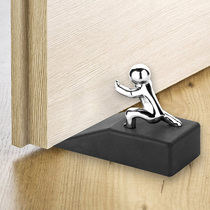 Creative door stopper door stopper Kung Fu boy home anti-collision door stopper door gear Nordic room door top to door wedge