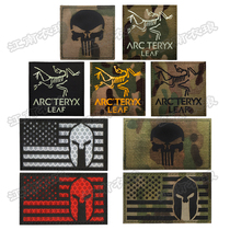 Amazon Chicken Bone head arms Chapter Military Bird logo Nightlight Magic Sticker IR Punter Spartan Laser Engraving Arm Badge