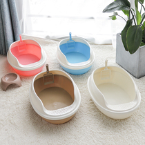 Cat litter basin large anti-splashing full semi-enclosed cat litter small kitten deodorant cat toilet deodorant cat supplies