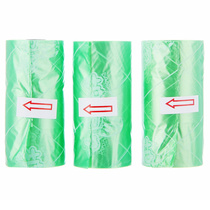 Mash pooch pooch ten poop bag trash bag 3 rolls Kim Mao Teddy pooch pooch portable and environmentally friendly pet supplies