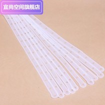 Rubber strip set chain transparent hanger strip link plastic leather strip set clothing store with clothes