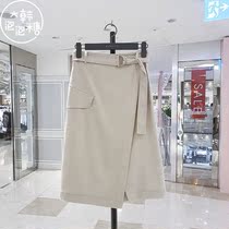 Discount Korean bubble gum SISLEY Korea summer skirt SASK39-031(OL)(EV)