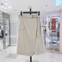 Discount Korean bubble gum SISLEY Korea summer skirt SASK39-031(OL)(EV)