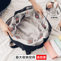 Travel luggage bag bag can be hung up with trolley case Air boarding plane tote bag light Female large capacity