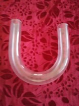  Custom transparent plexiglass acrylic U-shaped tube outer diameter 20mm to 75mm Two tube distance 80 to 400