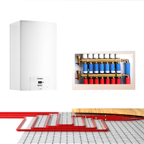 Floor heating household complete set of equipment home heating heating system Natural gas plumbing Nanchang floor heating local installation