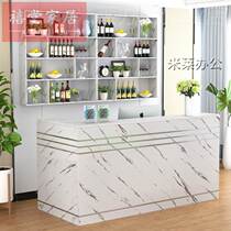 Industrial style cashier simple self-adhesive storage box sticker atmospheric pharmacy fresh foot bath shop custom baking solid wood