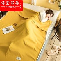Travel portable hotel spacer sleeping bag ultra-light single double guesthouse thickened cotton linen tourist artifacts