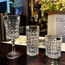 P Czech Republic imported BOHEMIA crystal glass draft beer cup Juice cup Water cup Whiskey cup red wine glass Champagne cup