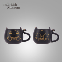 British Museum IP joint Anderson expression cat cute cartoon creative ceramic cup water cup graduation gift