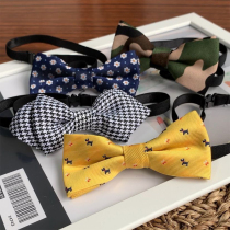 Childrens performance bow tie boy girl baby collar flower student suit shirt bow tie performance dress accessories