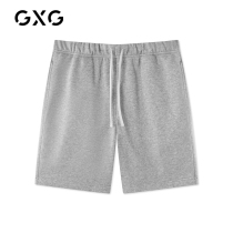 GXG mens clothing (Life series) 21 years summer mall same gray lace-up embroidery casual mens shorts