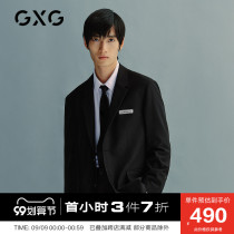 GXG mens clothing (Sven series) 21 years new black business suit casual style mens coat