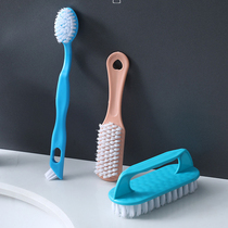 Shoe brush washing brush soft wool cleaning shoes multifunctional household clothes artifact long handle plastic small plate brush