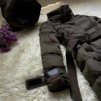 {Special clearance} Giant slim high B with long down jacket waist hooded removable warm and light