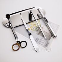 Spot scented candle companion candle tool set tray candle core cut fire hook extinguish Candle cover