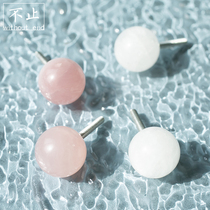 More than] light luxury wind crystal ball small handle childrens room daughter room wardrobe drawer pink cute small handle