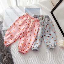 Infant Anti-mosquito Pants Loose Summer Slim Fit Pants Woman Baby Light Cage Pants Summer Dress Kharen Pants Girl Air Conditioning Pants