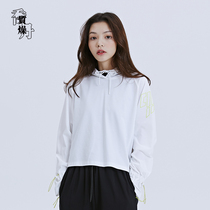  (the same style in the mall)Jordan quality dry sports sweater women 2021 autumn new loose hooded sports top women
